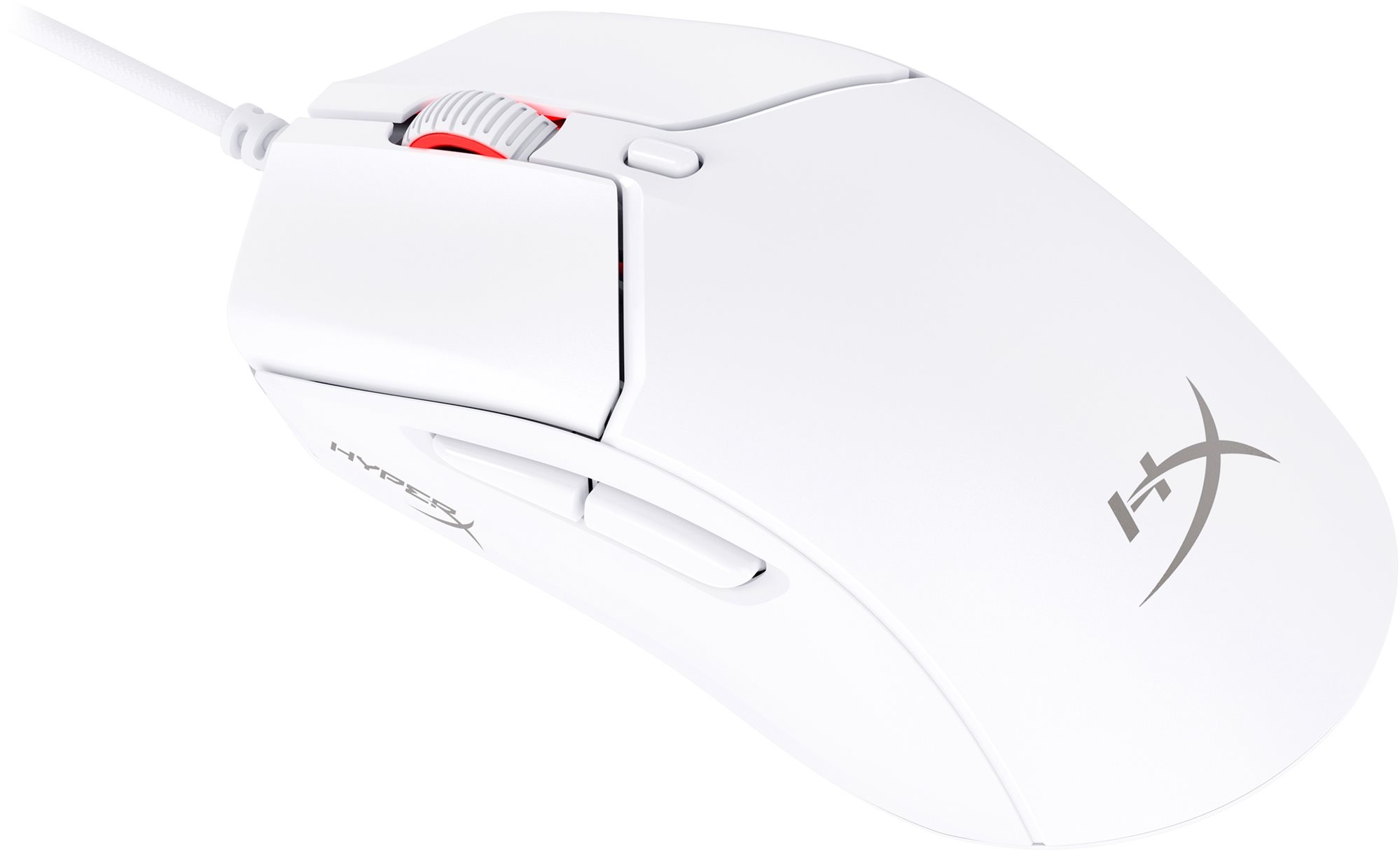 HyperX Pulsefire Haste 2 White Gamer egér