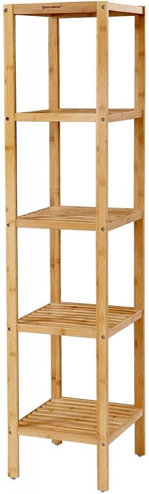 Regál Kitten, 145 cm, bambus Regál