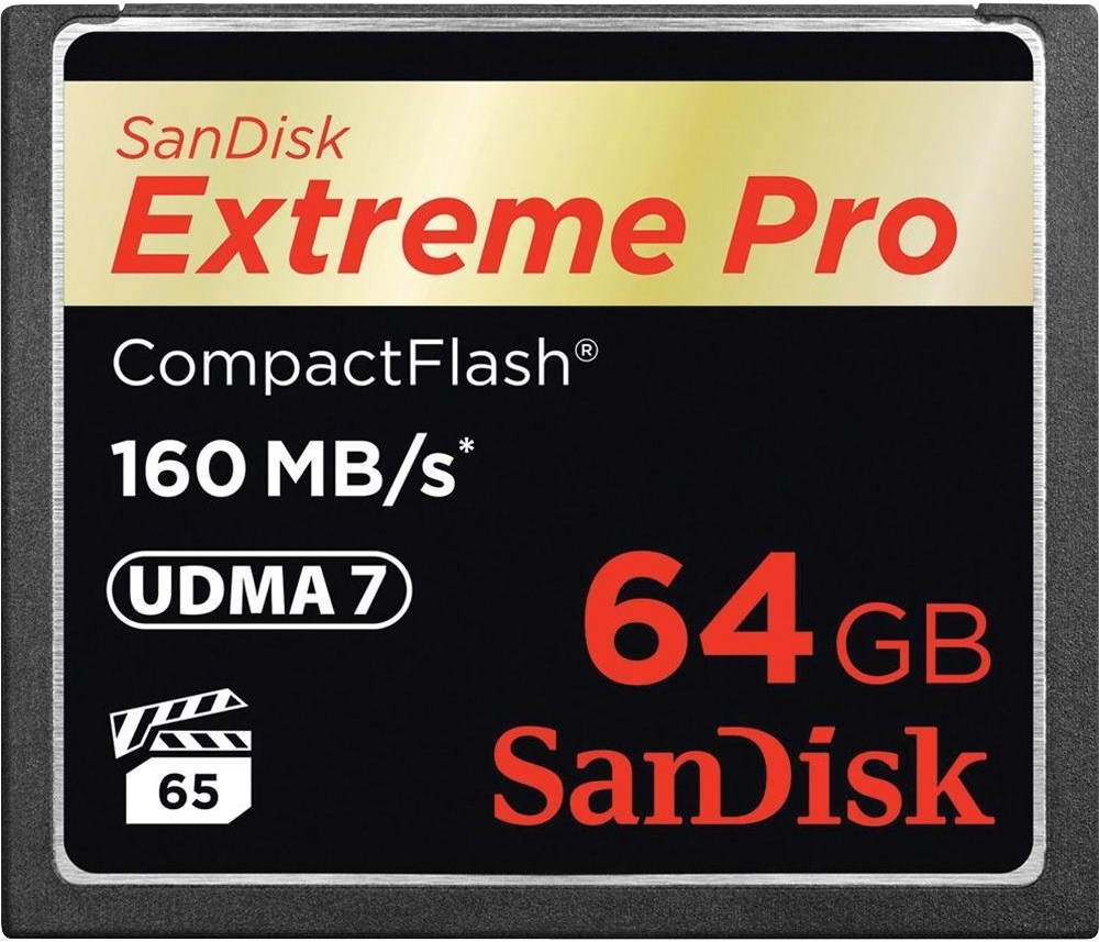 SanDisk Compact Flash 64GB 1000x Extreme Pro Speicherkarte