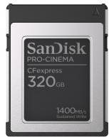 SanDisk CFexpress Type B 320GB PRO-CINEMA Memóriakártya