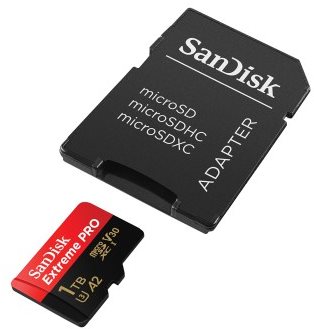 SanDisk MicroSDXC 1TB Extreme Pro A2 UHS-I (V30) U3 + SD Adapter...