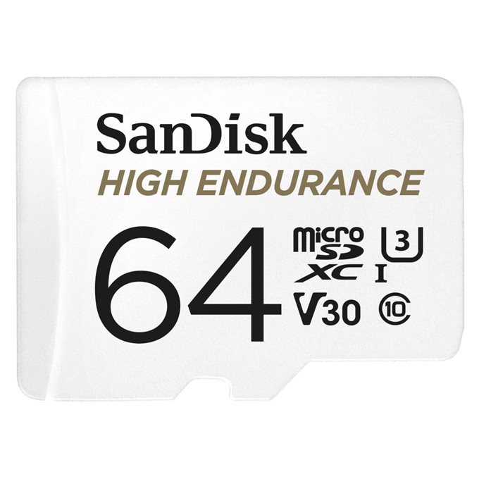 SanDisk microSDHC 64 GB U3 V30 High Endurance Video Speicherkarte