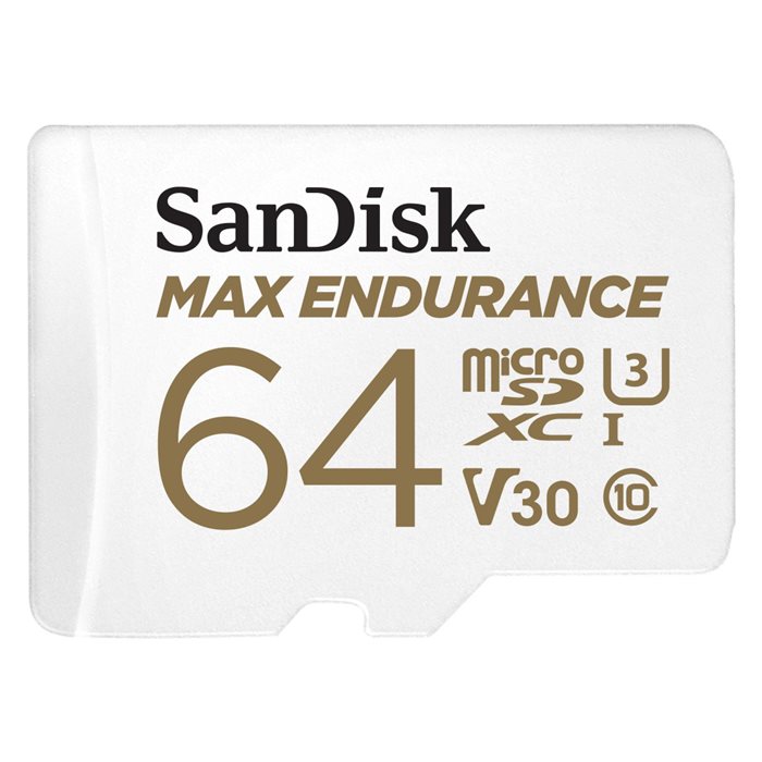 SanDisk microSDXC 64 GB Max Endurance + SD-Adapter Speicherkarte
