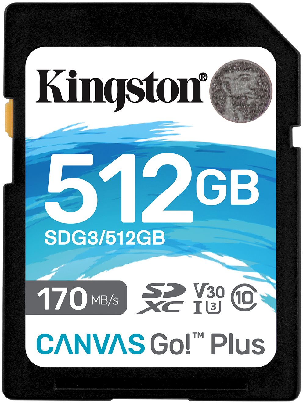 Kingston Canvas Go Plus SDXC 512GB Memory Card