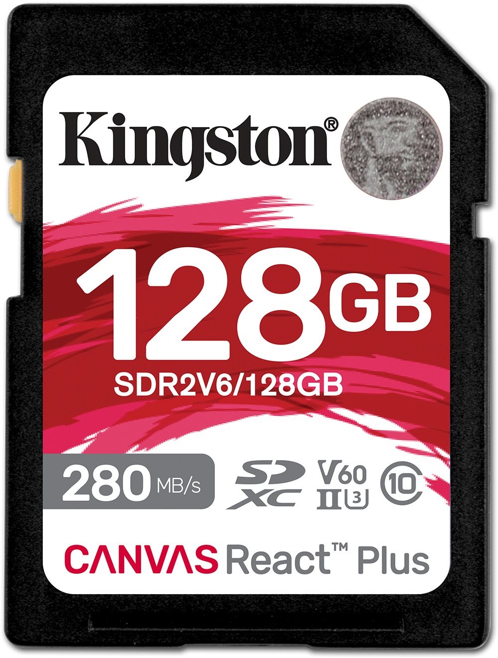 Kingston SDXC 128GB Canvas React Plus V60 Speicherkarte