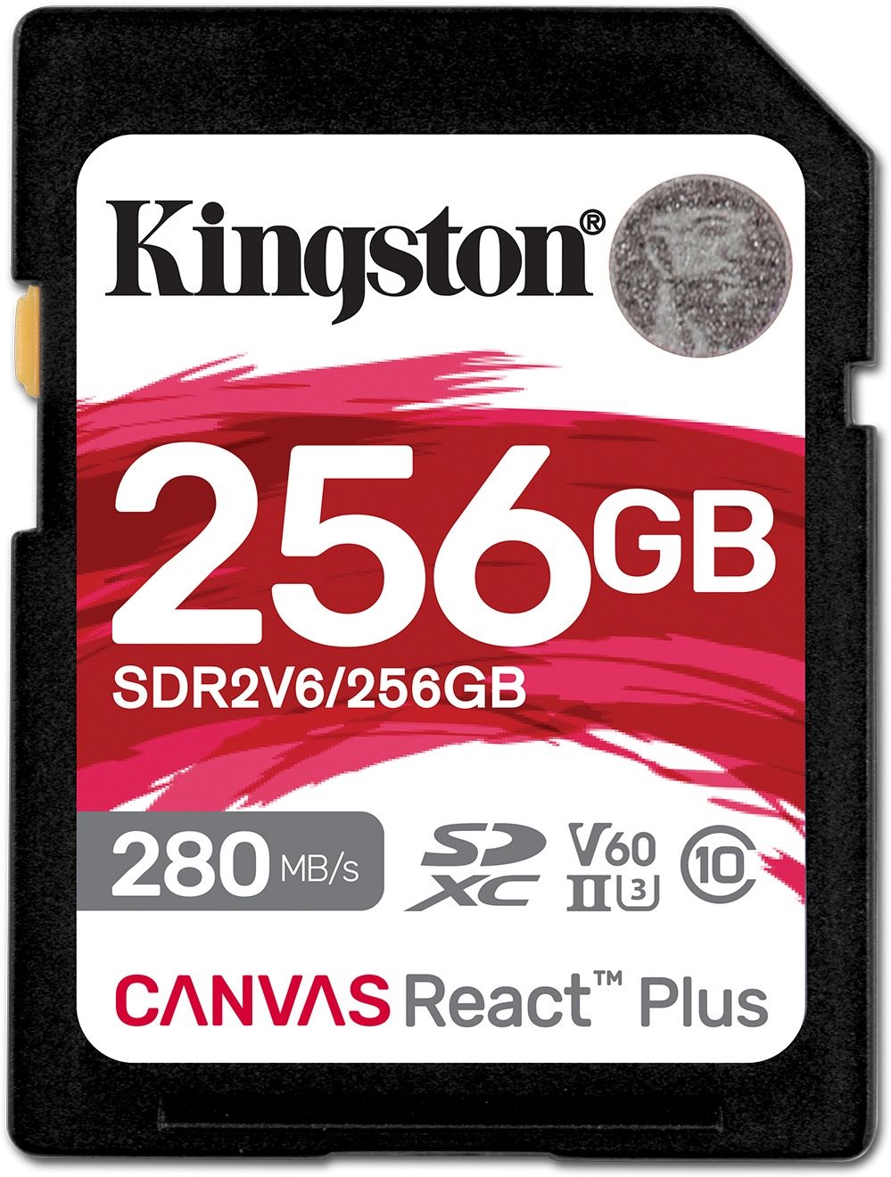 Kingston SDXC 256GB Canvas React Plus V60 Memóriakártya