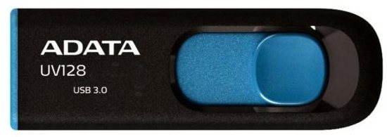 ADATA UV128 16GB black-blue Flash Drive