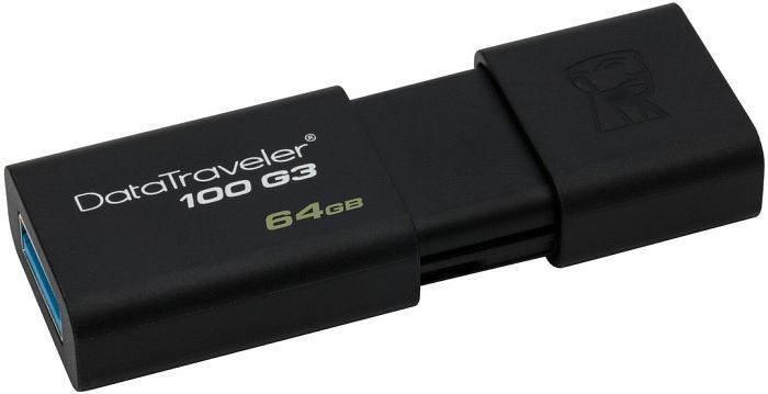 Kingston DataTraveler 100 G3 64GB black Flash Drive