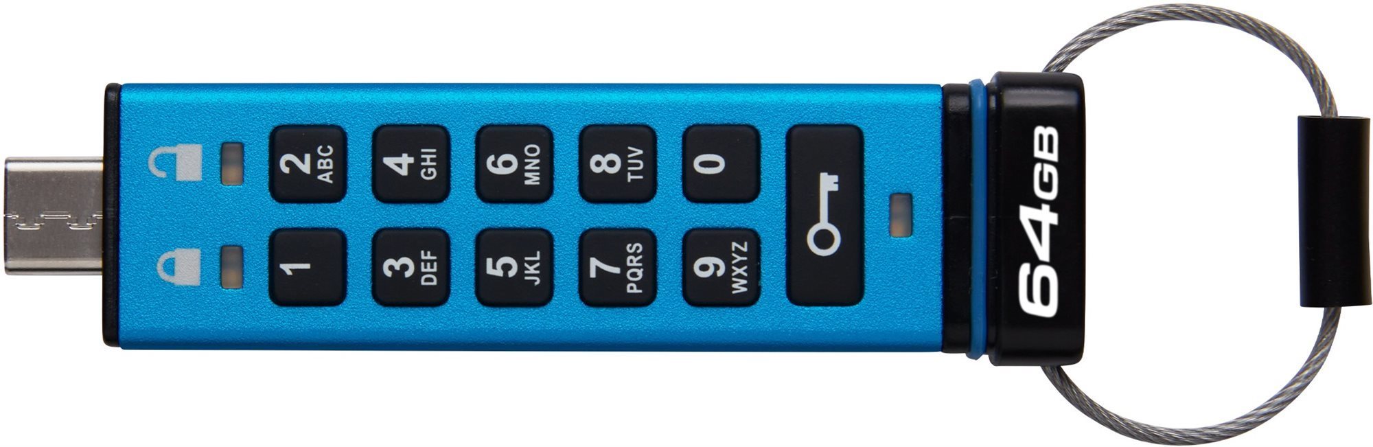 Kingston IronKey Keypad 200 64 GB USB-C Pendrive