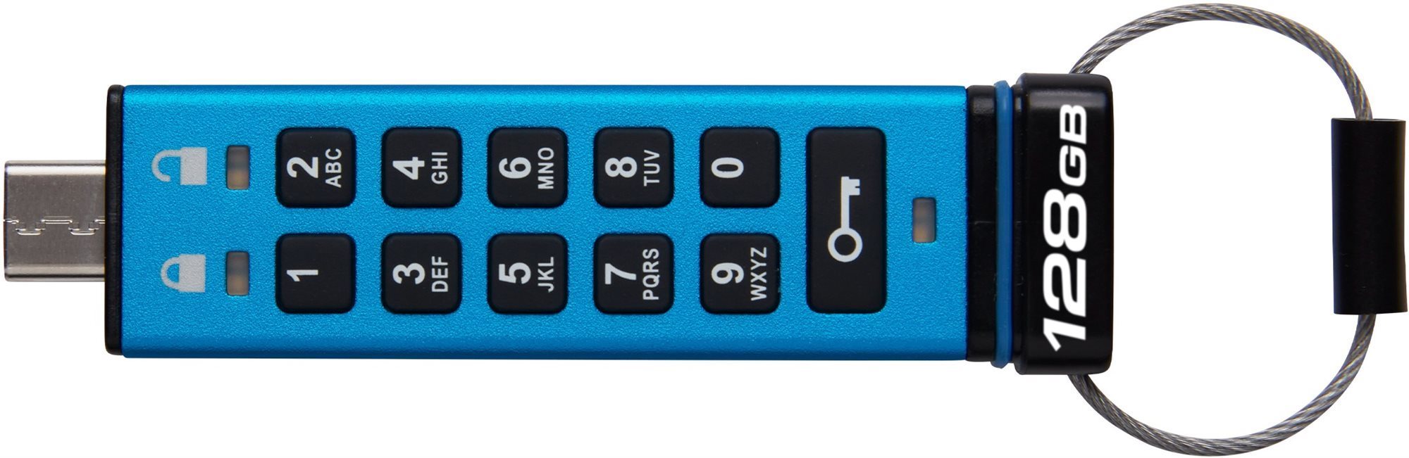 Kingston IronKey Keypad 200 128 GB USB-C Pendrive