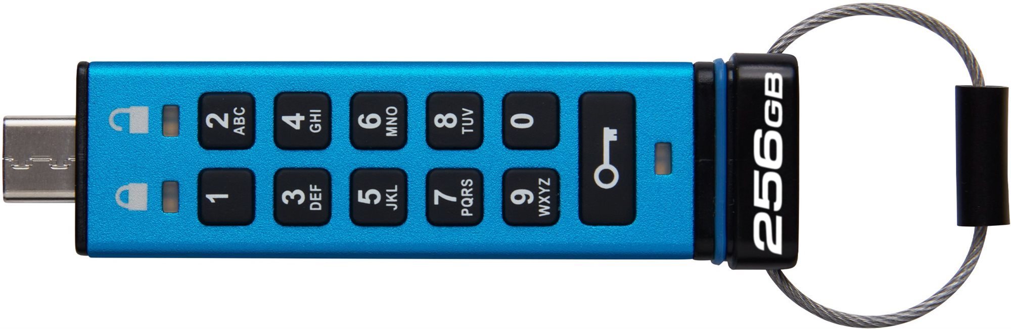 Kingston IronKey Keypad 200 256 GB USB-C Pendrive