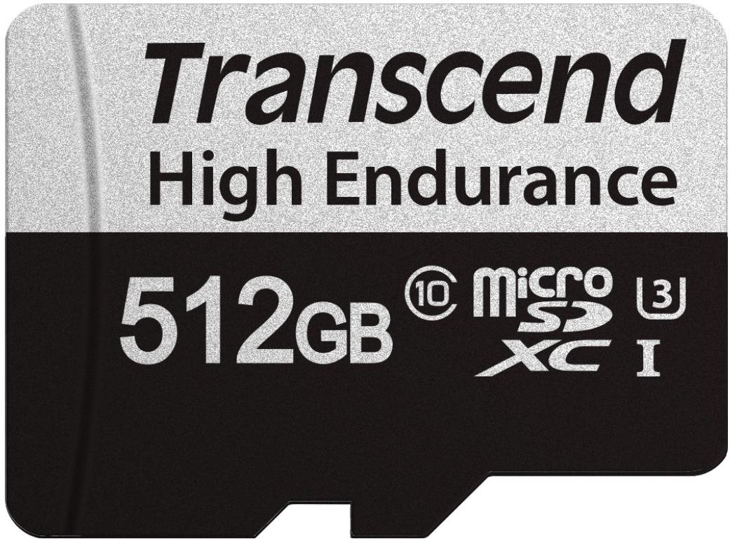 Transcend microSDXC 512GB 350V + SD adaptér Paměťová karta