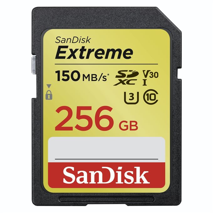SanDisk SDXC 256Go Extreme Carte SD
