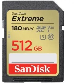SanDisk SDXC Extreme 512GB Speicherkarte