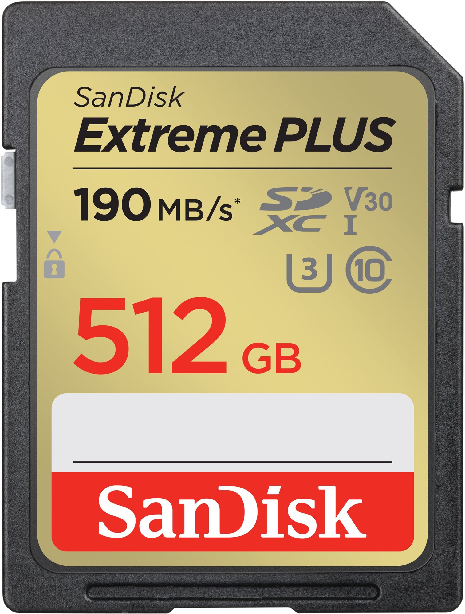 SanDisk SDXC Extreme PLUS 512 GB Memóriakártya