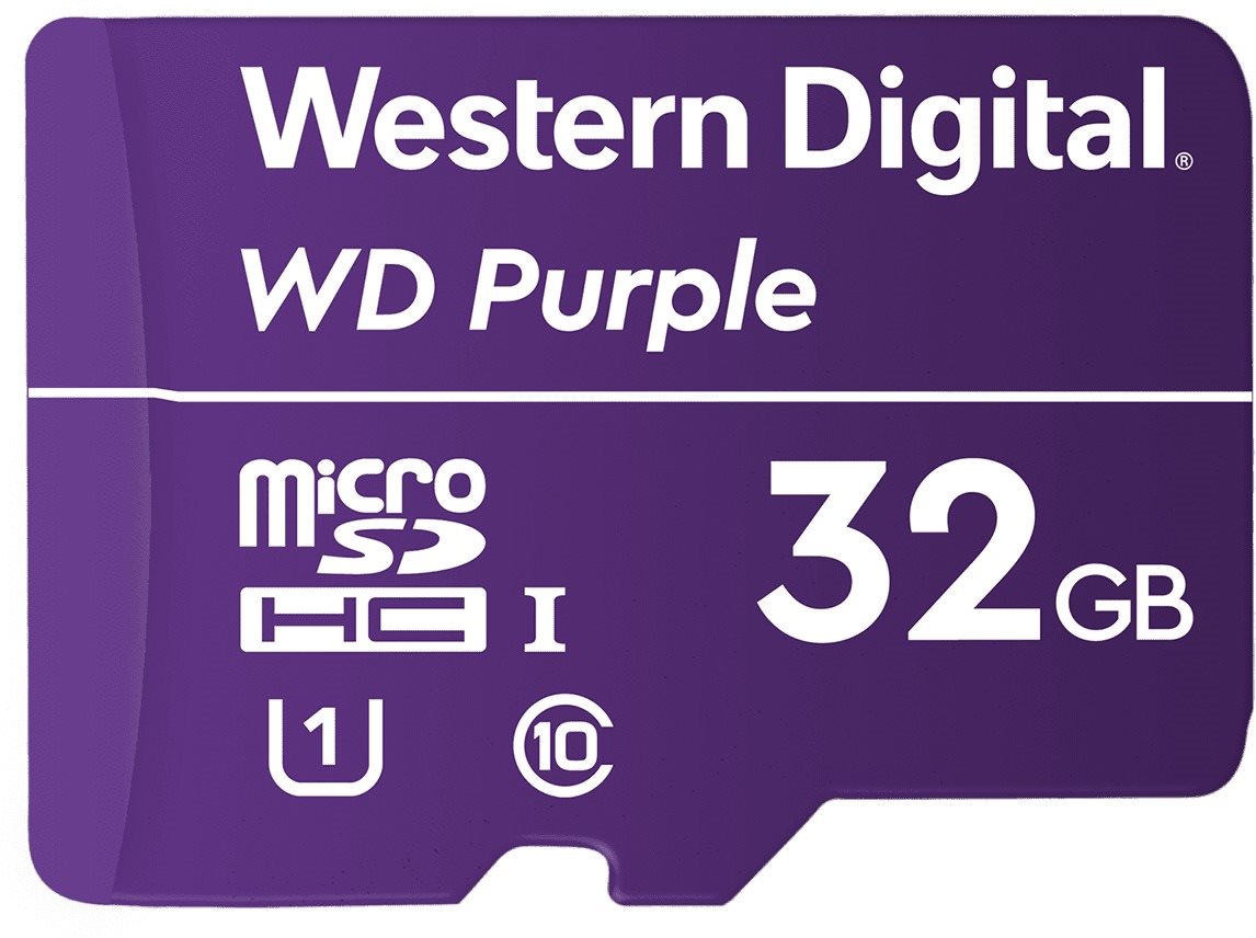 WD Purple QD101 SDHC 32GB Memory Card