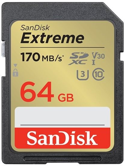 SanDisk SDXC 64GB Extreme + Rescue PRO Deluxe Speicherkarte