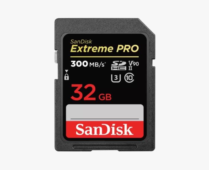 SanDisk SDHC 32Go Extreme PRO UHS-II Carte SD