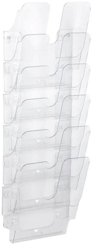 DURABLE FLEXIPLUS 6, transparentní, A4 na výšku, nástěnný Stojan na...