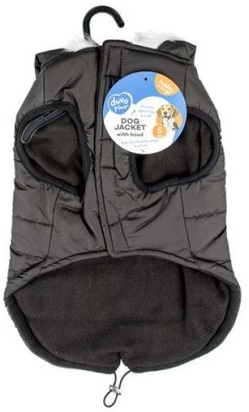 DUVO+ Zimná bunda s kapucňou pre psa XL 70 cm čierna Oblečenie pre...