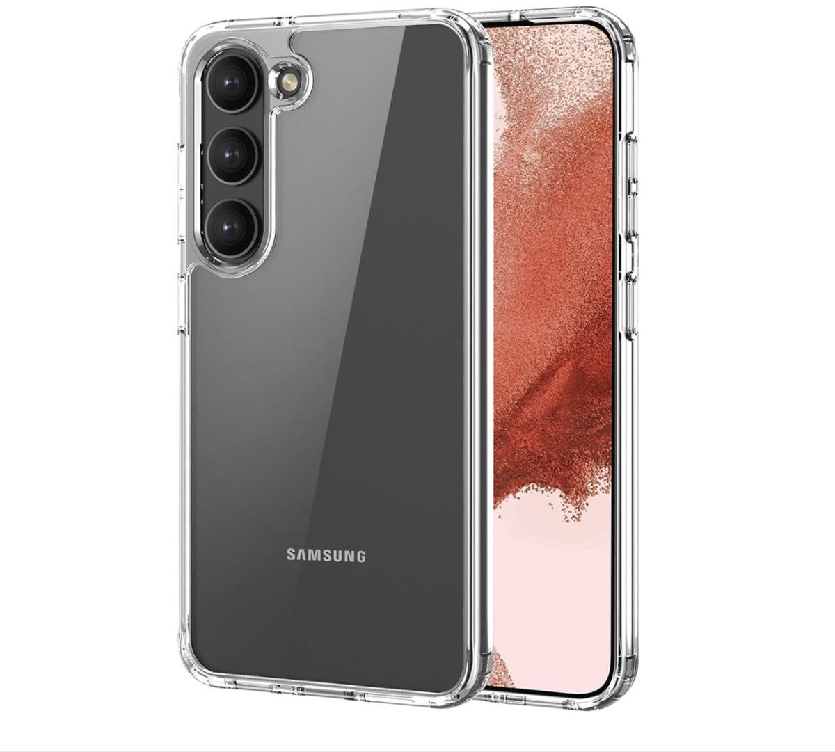 Clin kryt na Samsung Galaxy S23 Plus, priesvitný Kryt na mobil