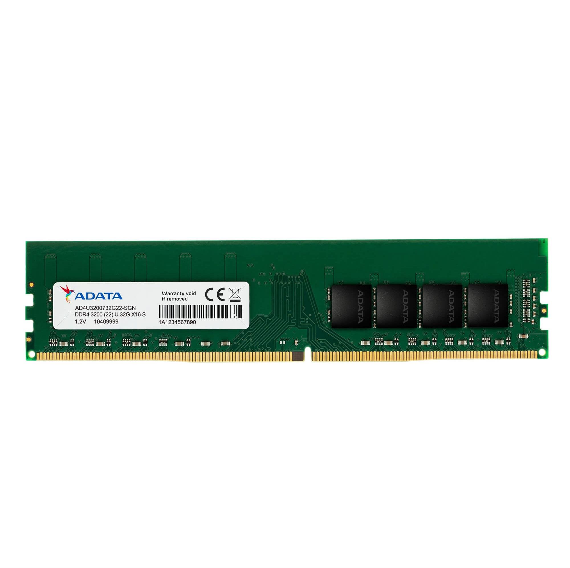 ADATA 32GB DDR4 3200MHz CL22 RAM memória