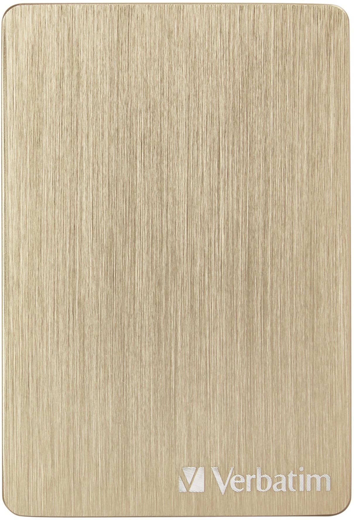 VERBATIM Store´n´ Go ALU Slim 1TB, Gold External Hard Drive