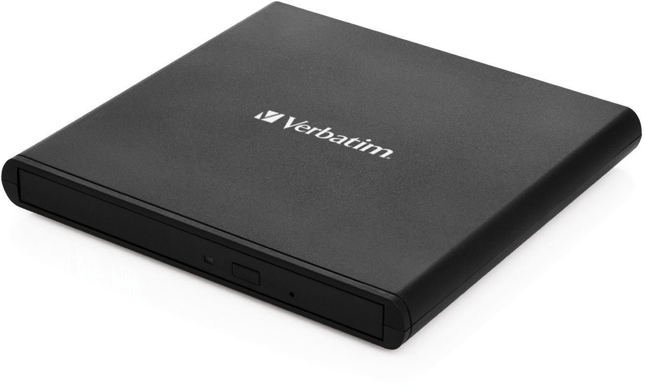 VERBATIN CD/DVD Slimline + Nero, čierna Externá napaľovačka