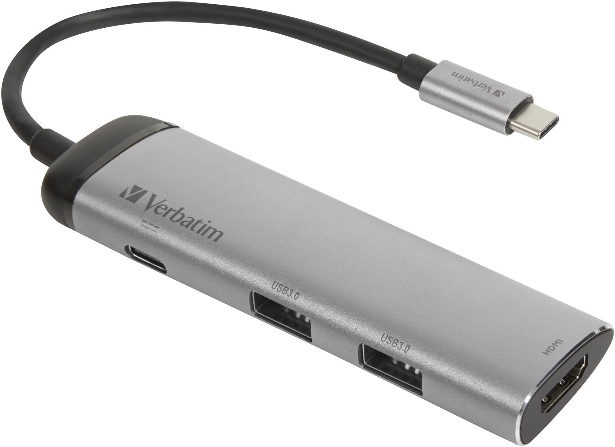 VERBATIM USB-C Multiport HUB USB 3.1 GEN 1/ 2x USB 3.0/ HDMI Port...