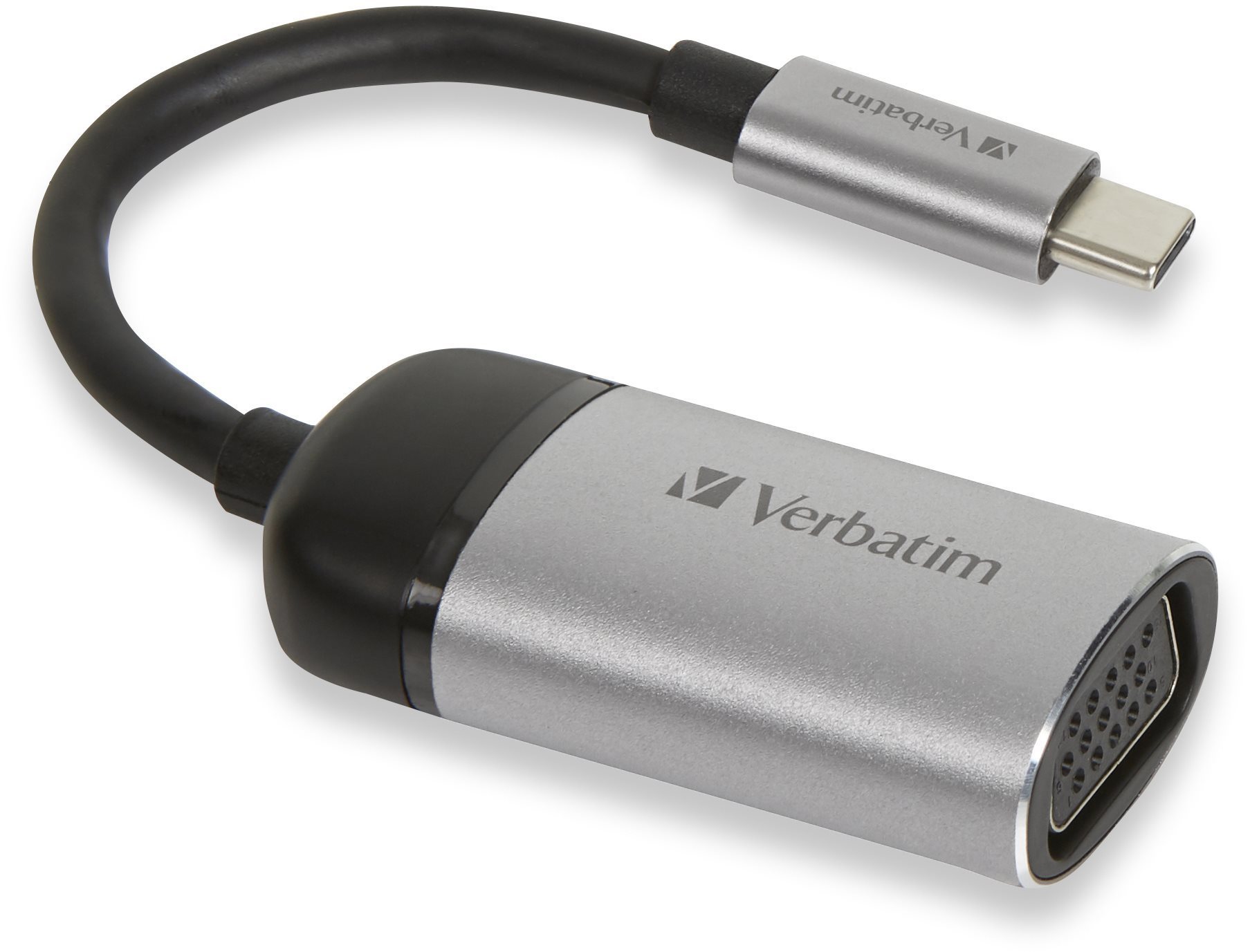 VERBATIM USB-C TO VGA ADAPTER - USB 3.1 GEN 1/ VGA, 10 cm Átalakító