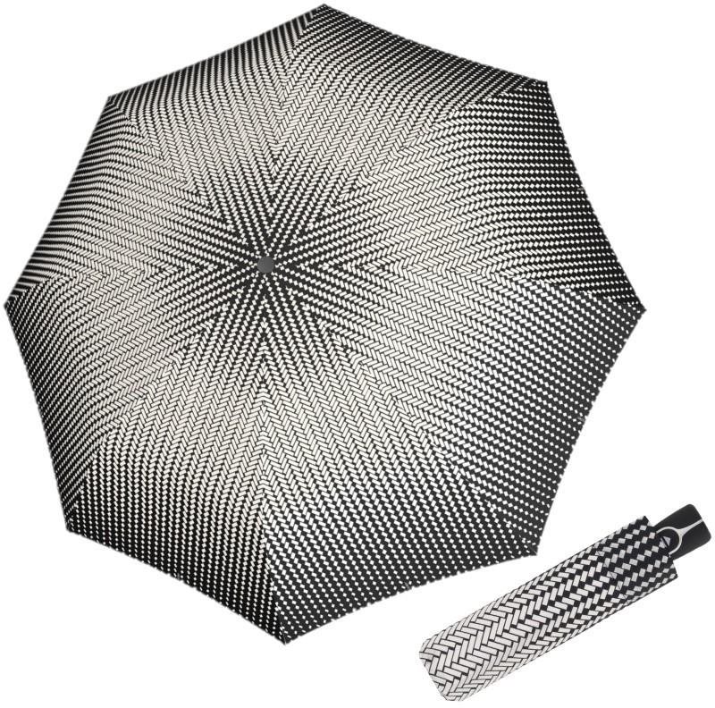 Doppler Fiber Magic Black&White Traced Dáždnik