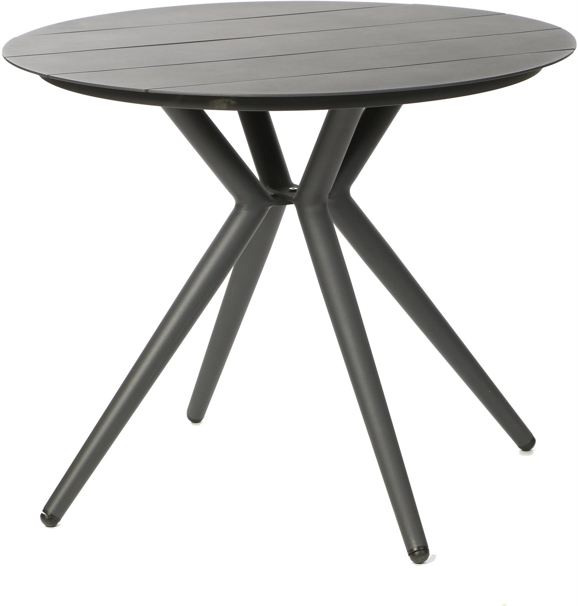 DOPPLER Stôl záhradný, kruhový SIT GREY, 90 cm Záhradný stôl