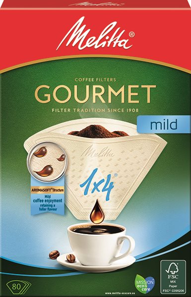 Melitta Kaffee 1x4/80 Gourmet MILD Kaffeefilter