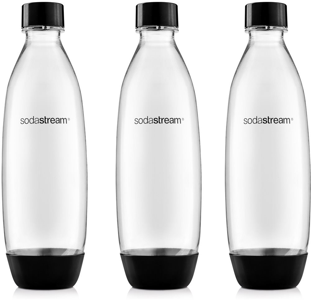 SodaStream SOURCE/PLAY 3Pack, fekete, 1 l Sodastream palack