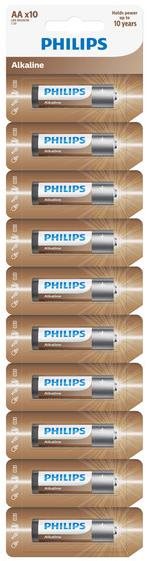 Philips LR6AL10S/10, 10 pcs in Package Battery