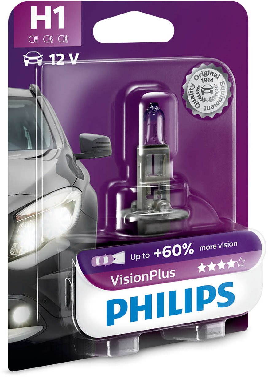 Philips H1 VisionPlus Autožiarovka