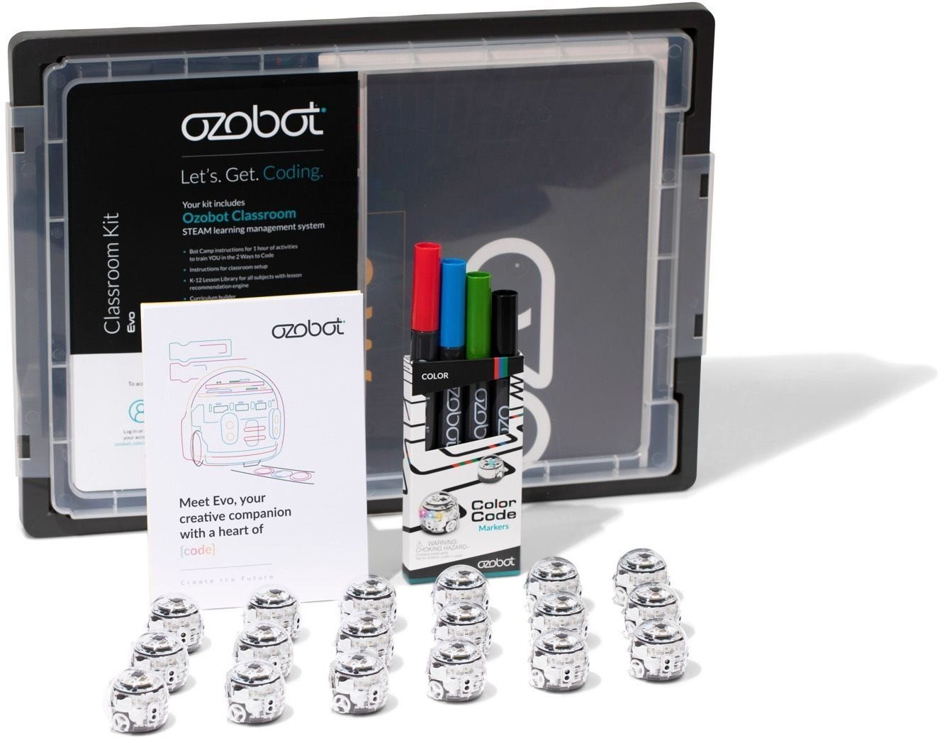 OZOBOT EVO - Schulset, 18 Stk Roboter