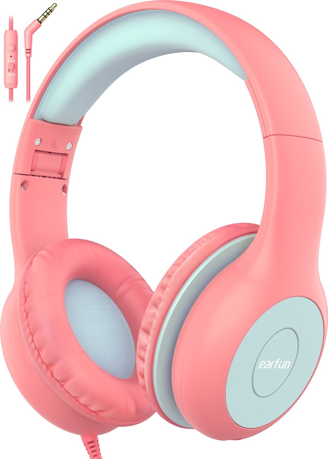 EarFun K1, kék-rózsaszín Fej-/fülhallgató