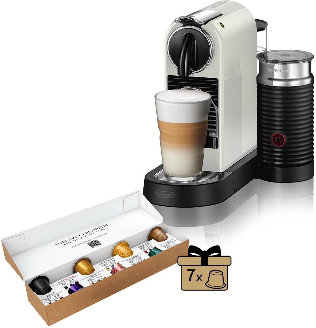 Nespresso De'Longhi CitiZ White EN267.WAE Kapszulás kávéfőző