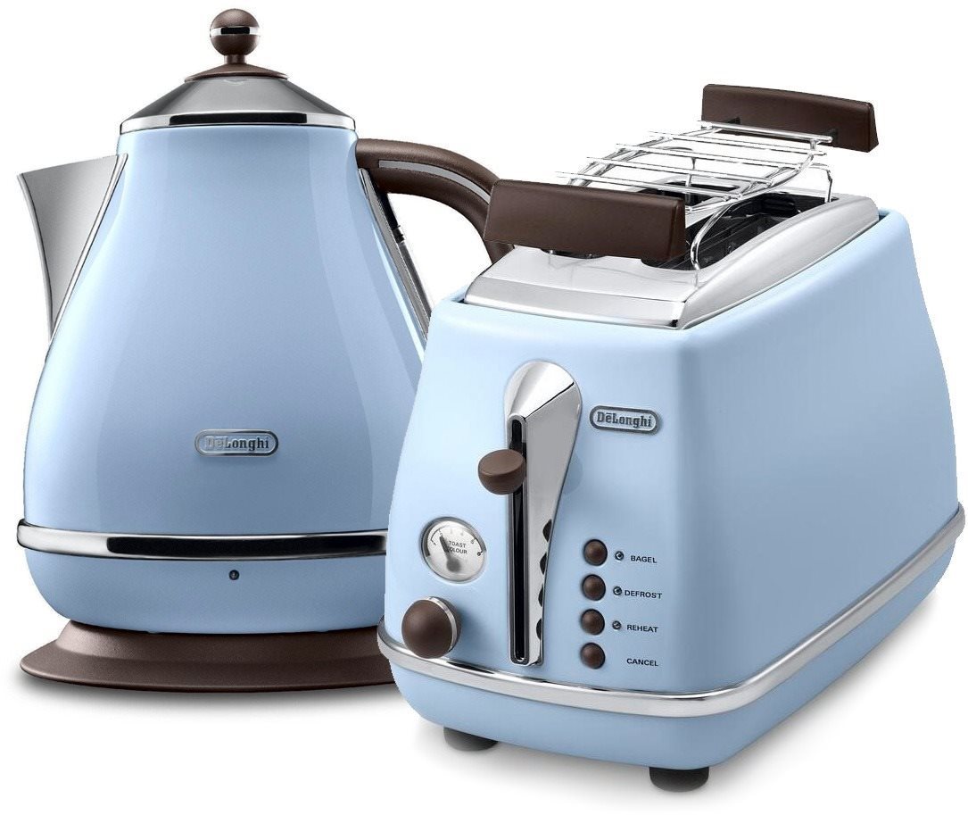 Raňajková kolekcia De'Longhi Icona Vintage – modrá (KBOV2001. AZ &...
