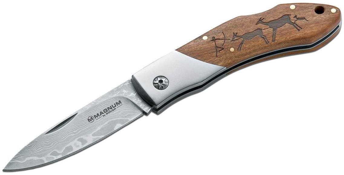MAGNUM Caveman Damast Messer