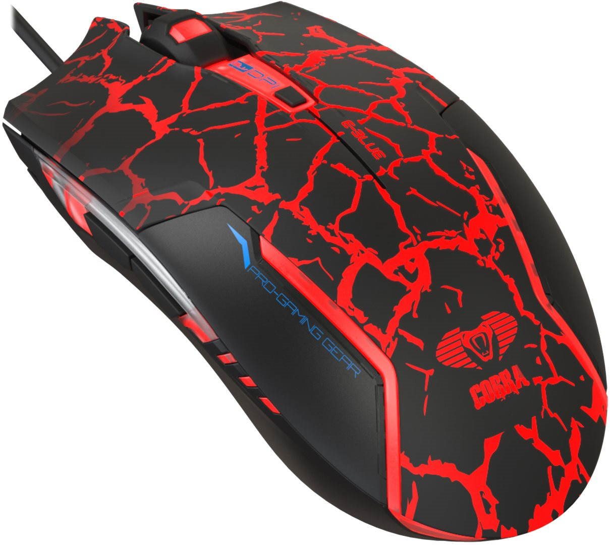 E-Blue Cobra, Black and Red Gaming Mouse