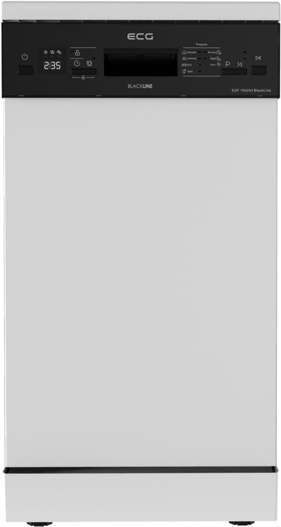 ECG EDF 100243 BlackLine Umývačka riadu