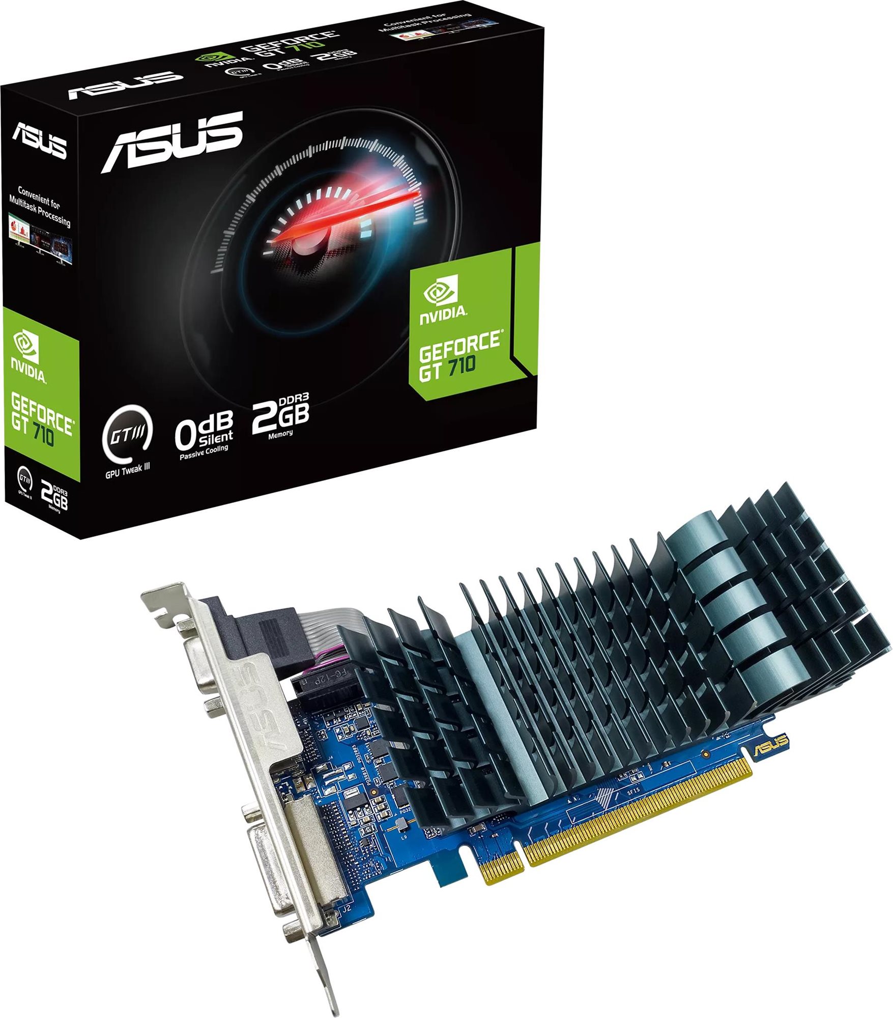 ASUS GeForce GT710-SL-2GD3-BRK-EVO Grafická karta