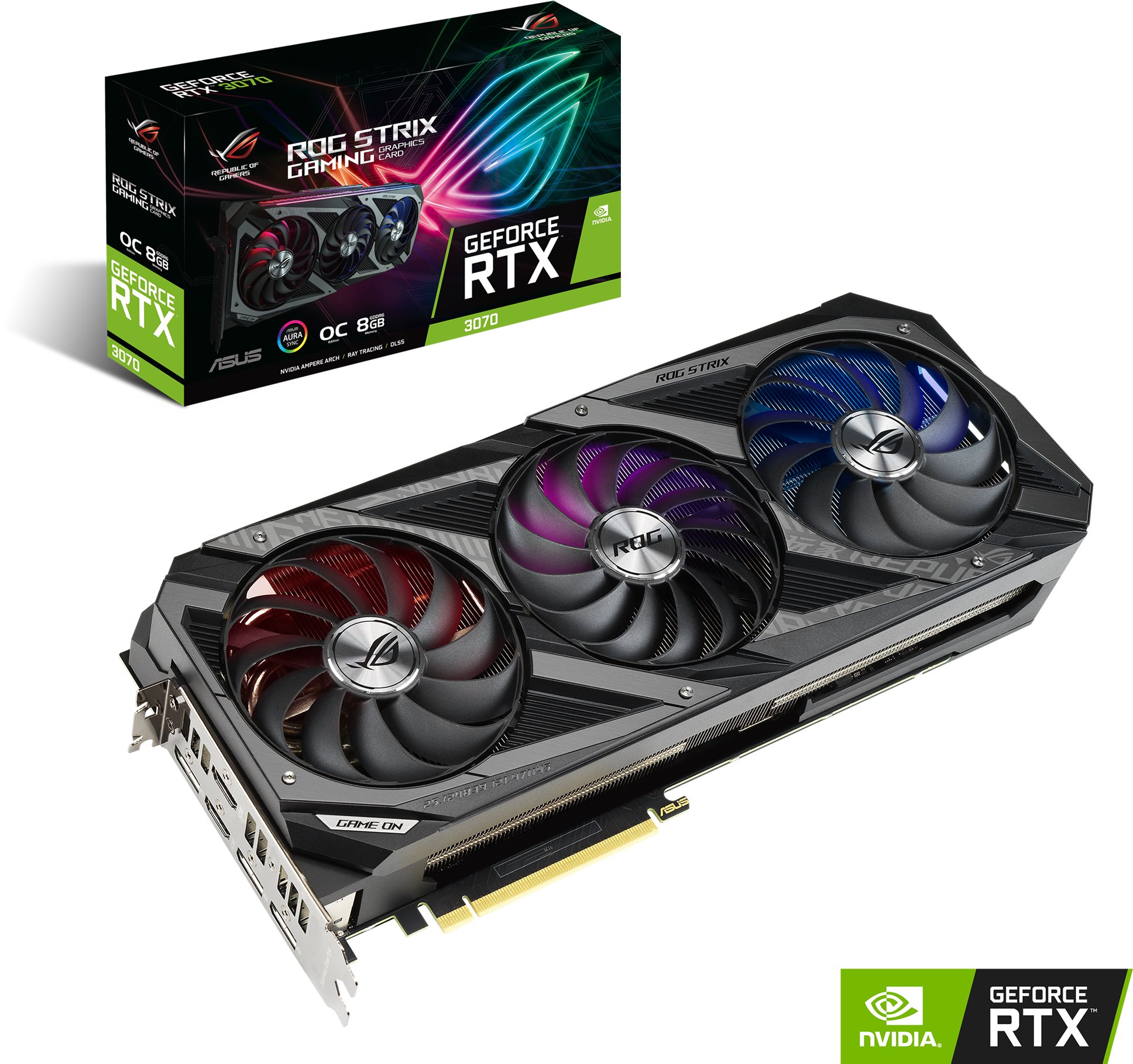 ASUS GeForce ROG STRIX RTX 3070 GAMING O8G Grafická karta