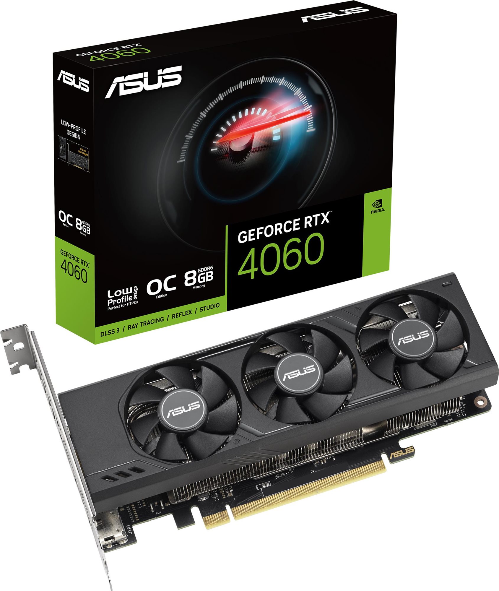 ASUS GeForce RTX 4060 O8G LP BRK Grafická karta