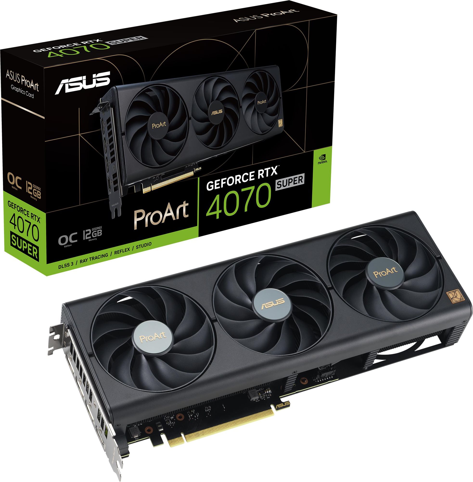 ASUS PROART GeForce RTX 4070 SUPER O12G Grafická karta
