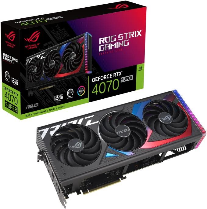 ASUS ROG STRIX GeForce RTX 4070 SUPER 12G GAMING Grafikkarte
