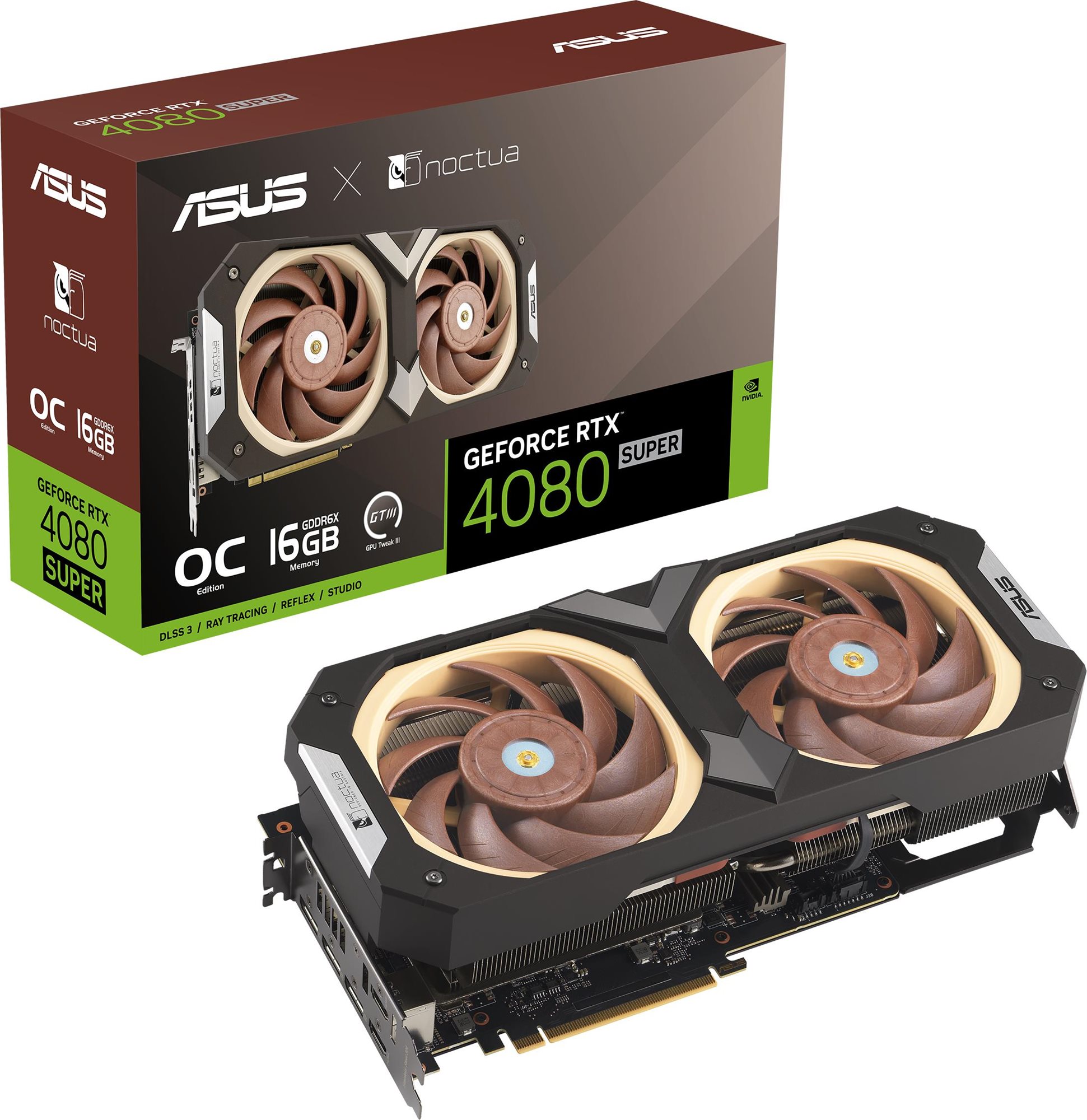 ASUS GeForce RTX 4080 SUPER O16G Noctua Edition Grafikkarte