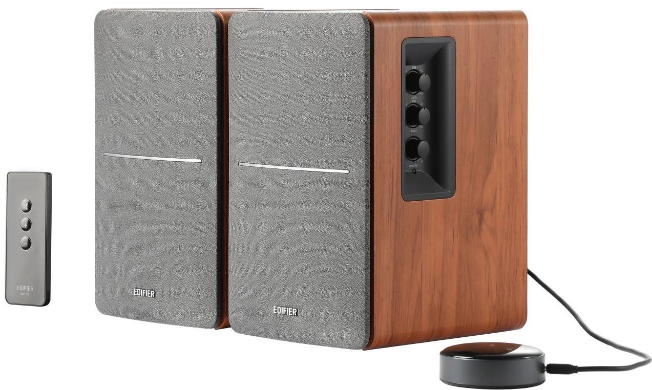 EDIFIER R1280T a WiiM Mini Reproduktory